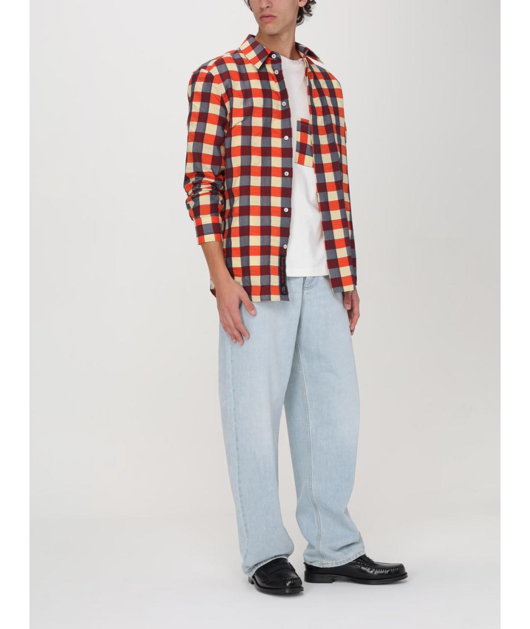 BOTTEGA VENETA Мульти хлопковая кэжуал рубашка, фото 2