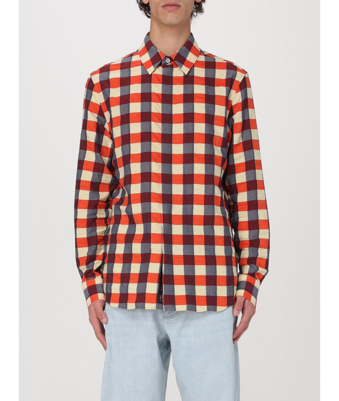 BOTTEGA VENETA Мульти хлопковая кэжуал рубашка, фото 6