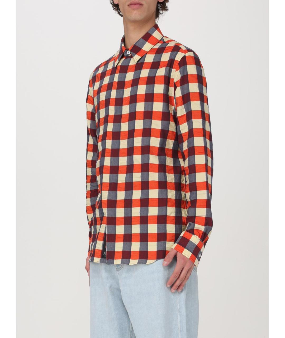 BOTTEGA VENETA Мульти хлопковая кэжуал рубашка, фото 4