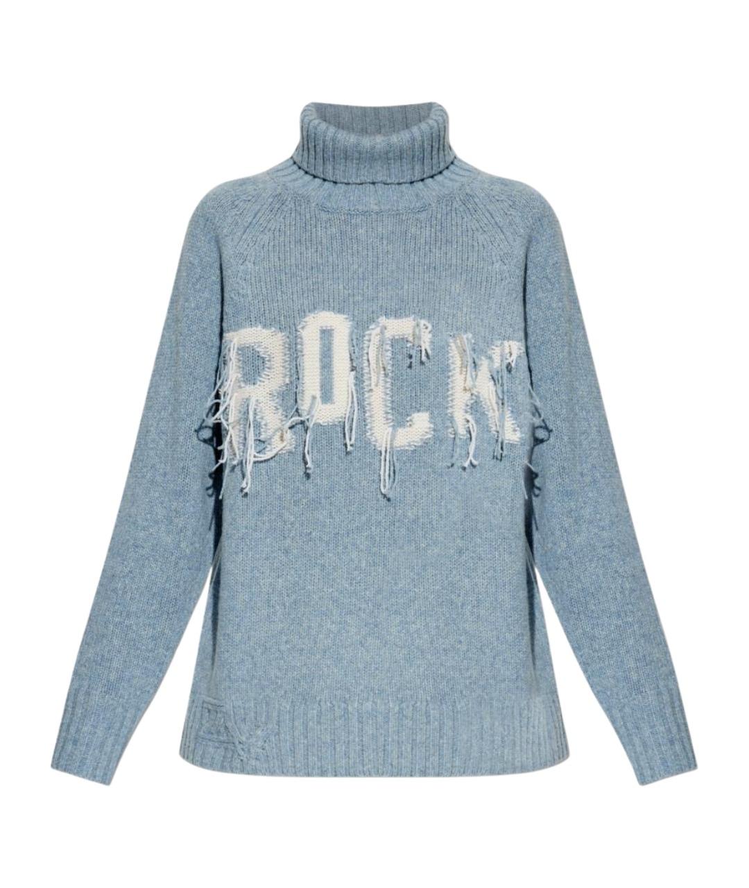 ZADIG & VOLTAIRE Голубой шерстяной джемпер / свитер, фото 1