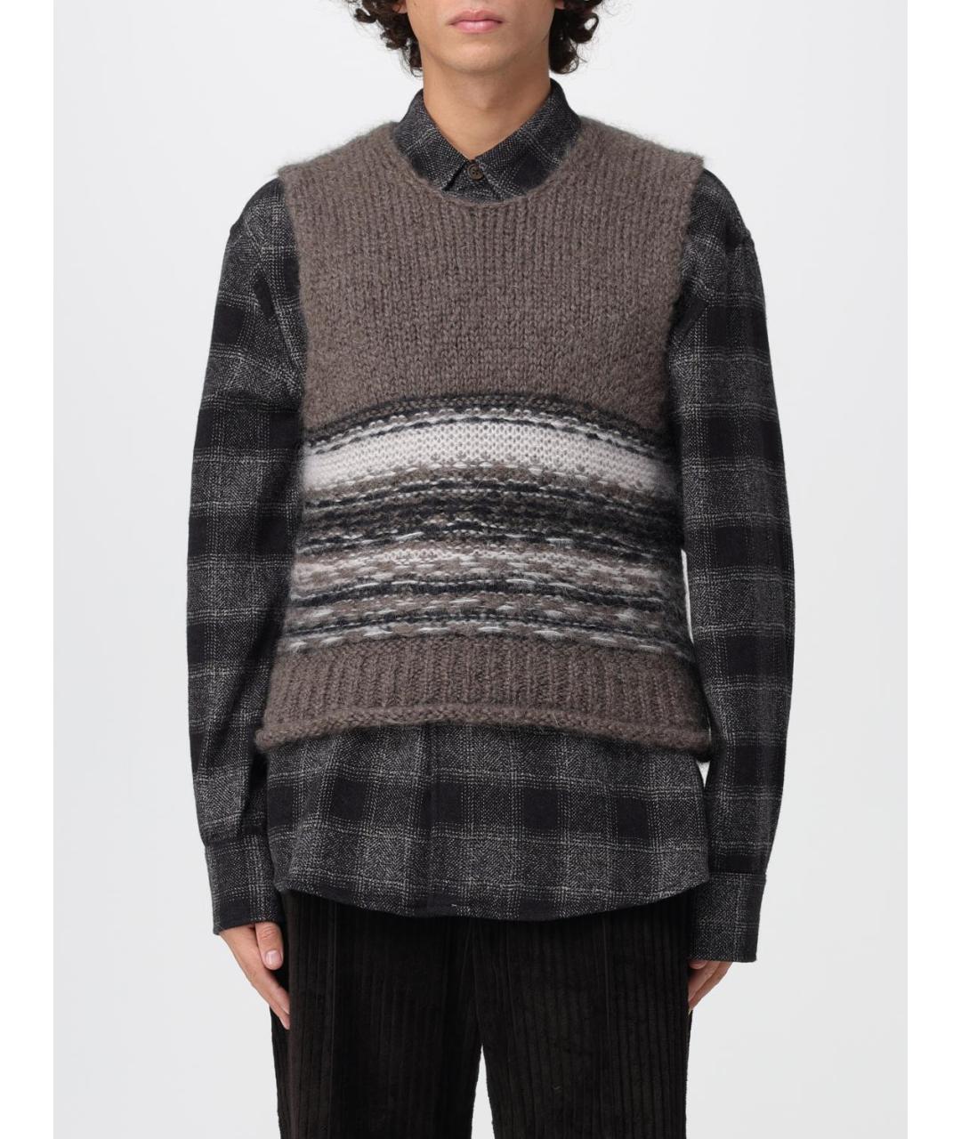 OUR LEGACY Мульти шерстяная жилетка, фото 2