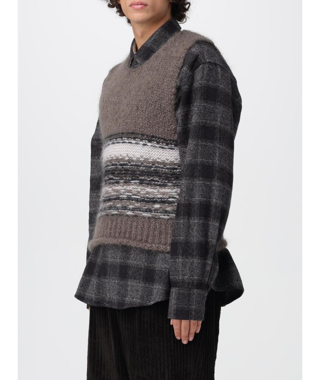 OUR LEGACY Мульти шерстяная жилетка, фото 5