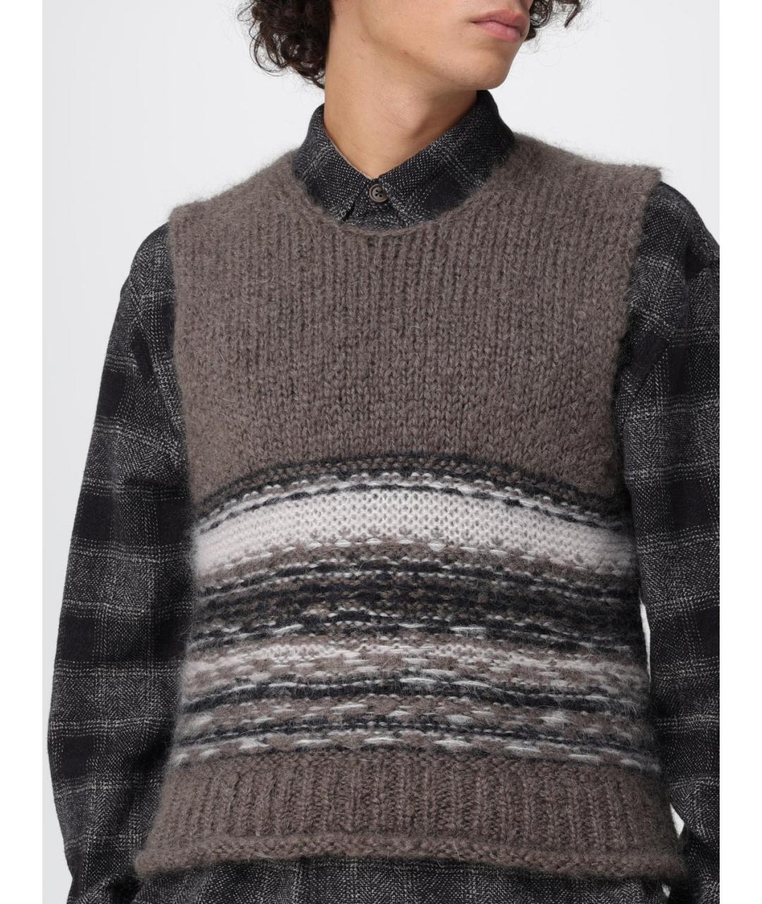 OUR LEGACY Мульти шерстяная жилетка, фото 6