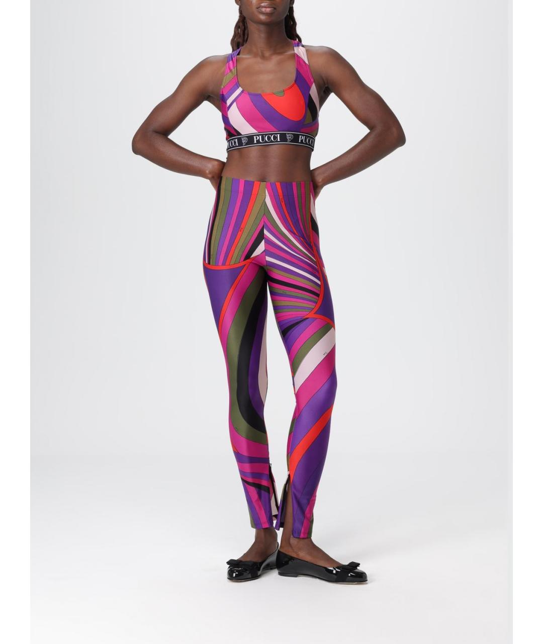 PUCCI Фиолетовая майка, фото 2