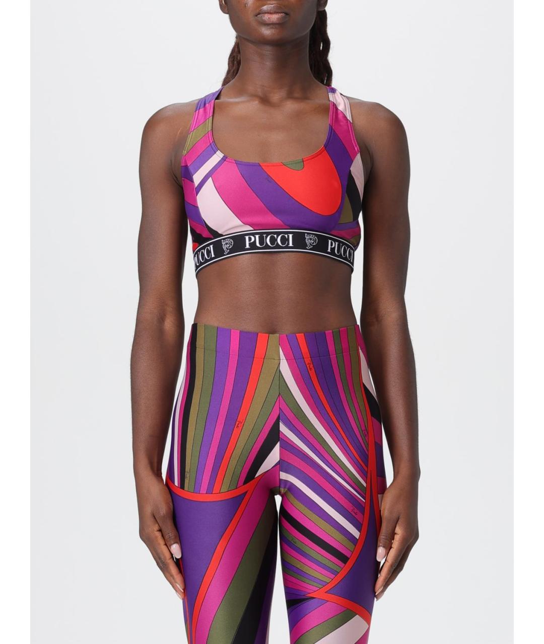 PUCCI Фиолетовая майка, фото 6