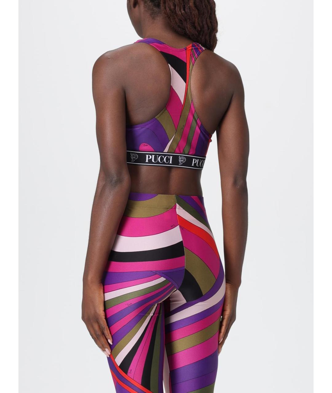 PUCCI Фиолетовая майка, фото 3