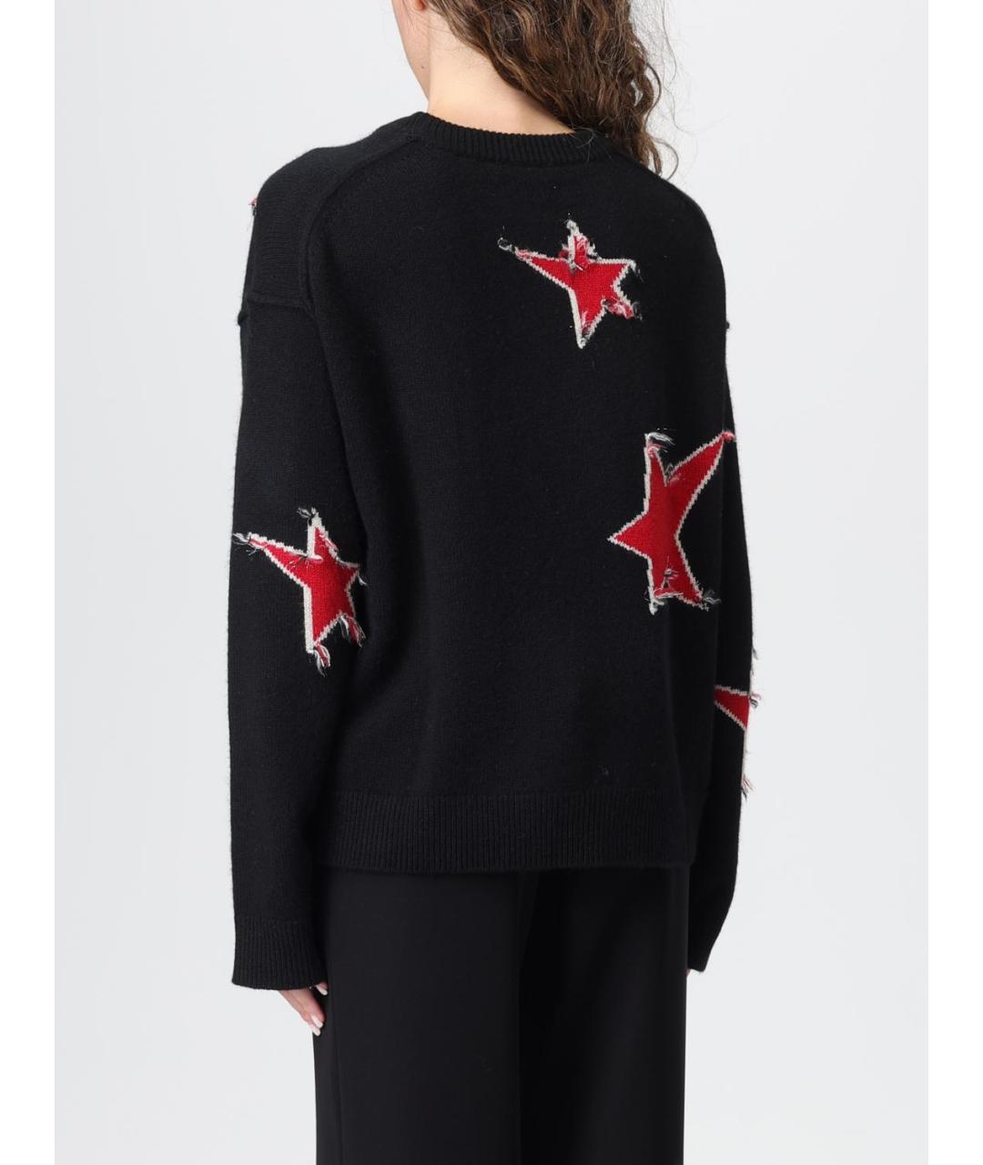 ZADIG & VOLTAIRE Черный кашемировый джемпер / свитер, фото 3