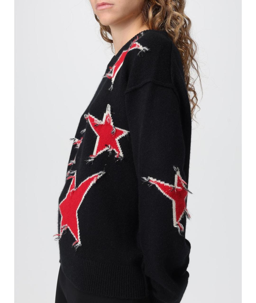 ZADIG & VOLTAIRE Черный кашемировый джемпер / свитер, фото 4