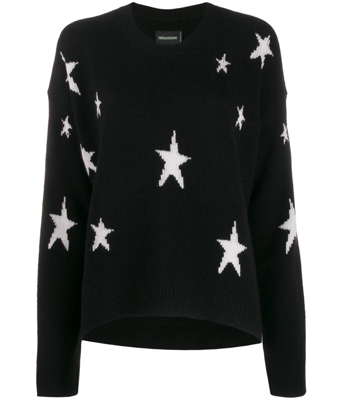 ZADIG & VOLTAIRE Черный кашемировый джемпер / свитер, фото 1