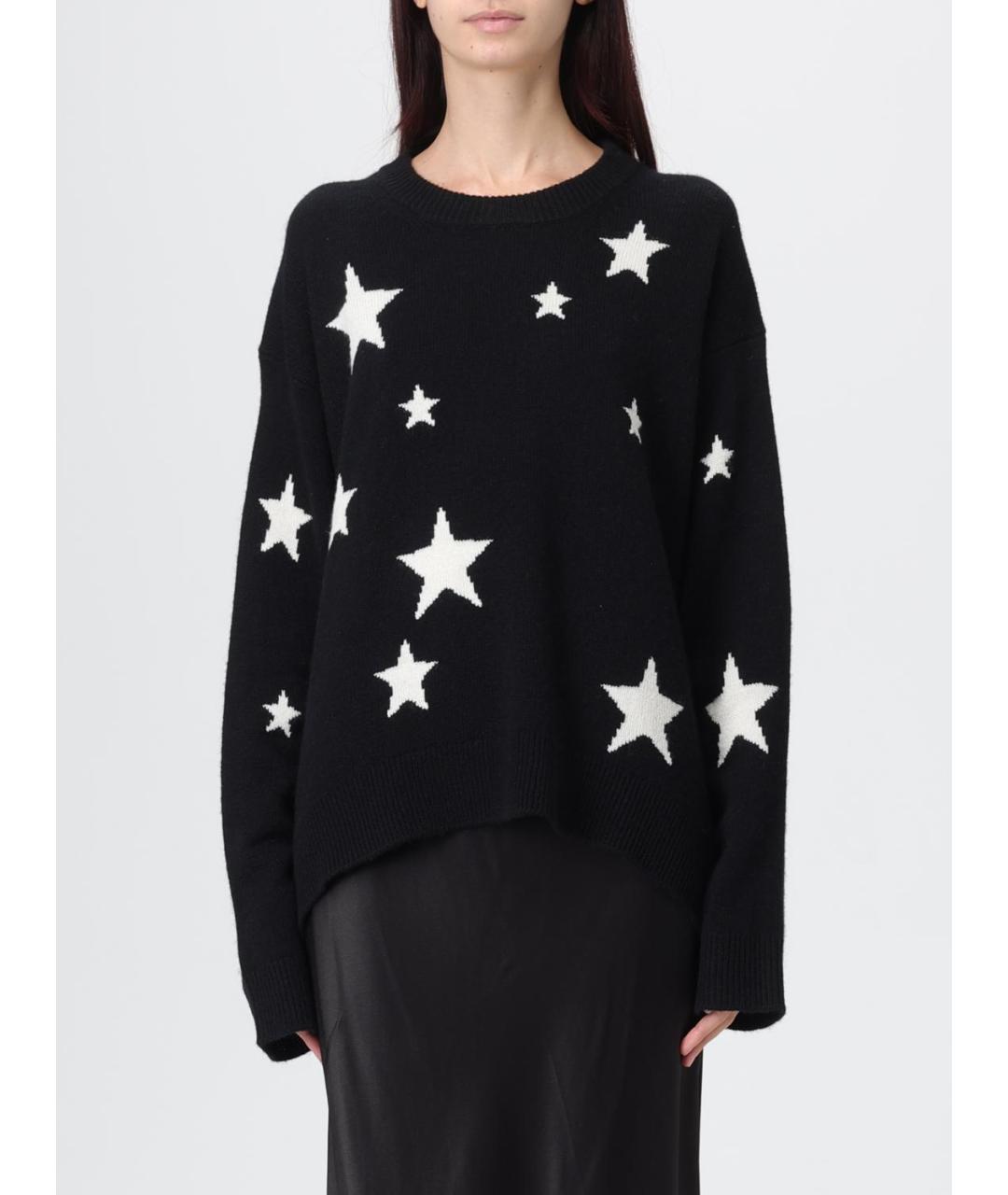 ZADIG & VOLTAIRE Черный кашемировый джемпер / свитер, фото 2