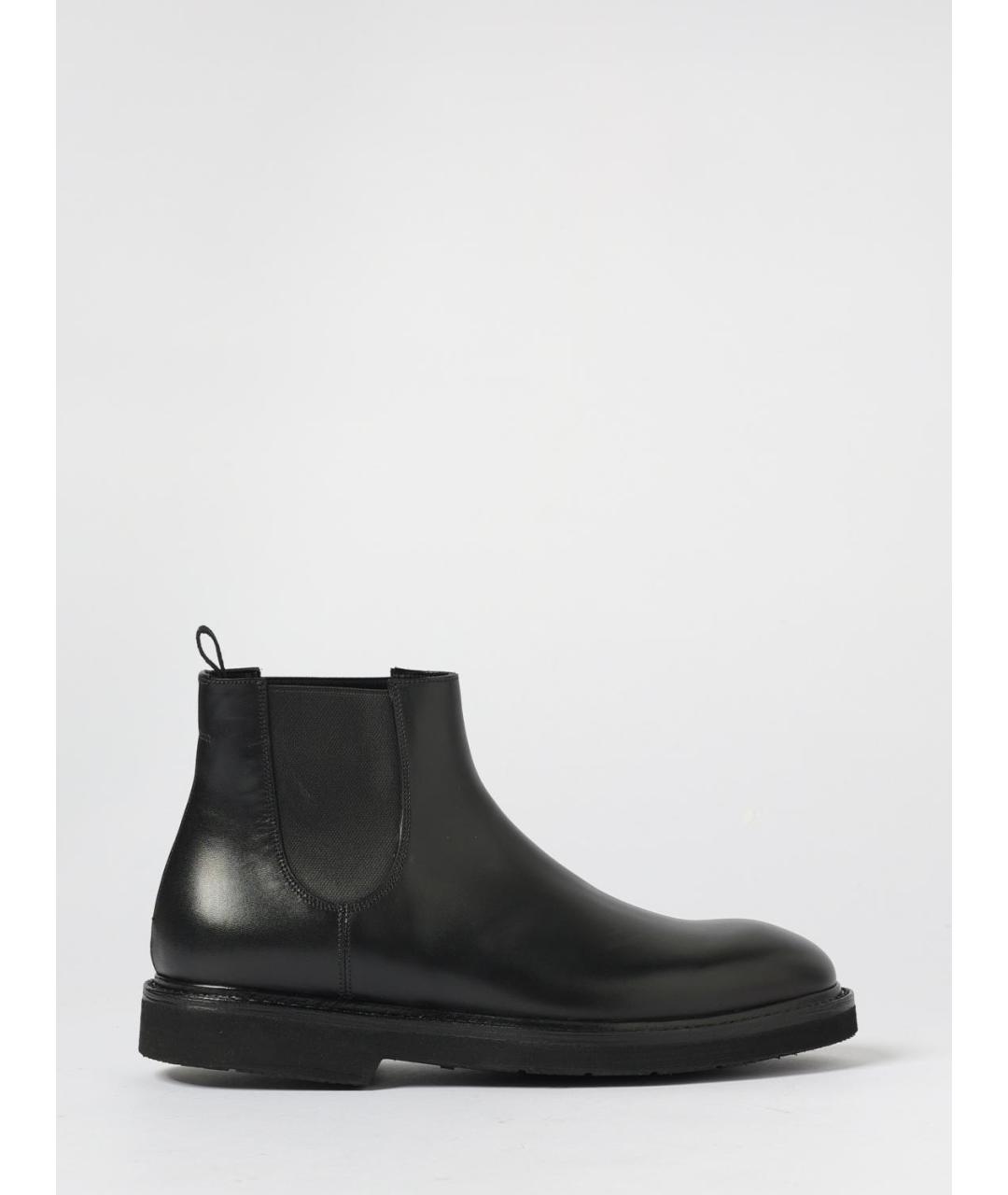 PREMIATA Черные кожаные низкие ботинки, фото 4