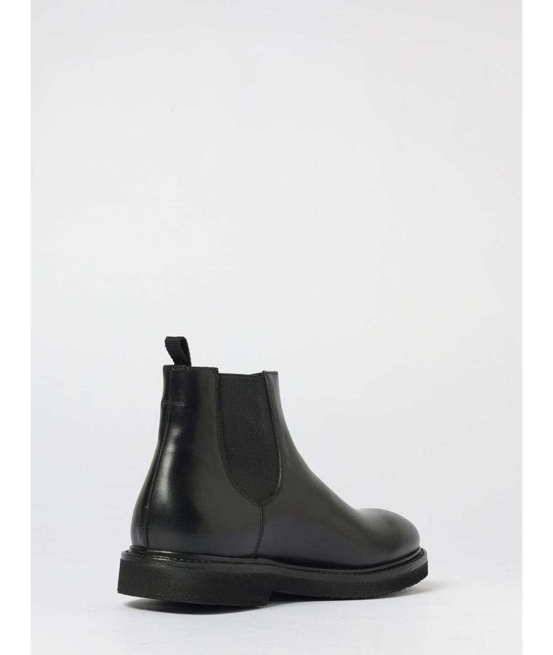 PREMIATA Черные кожаные низкие ботинки, фото 3