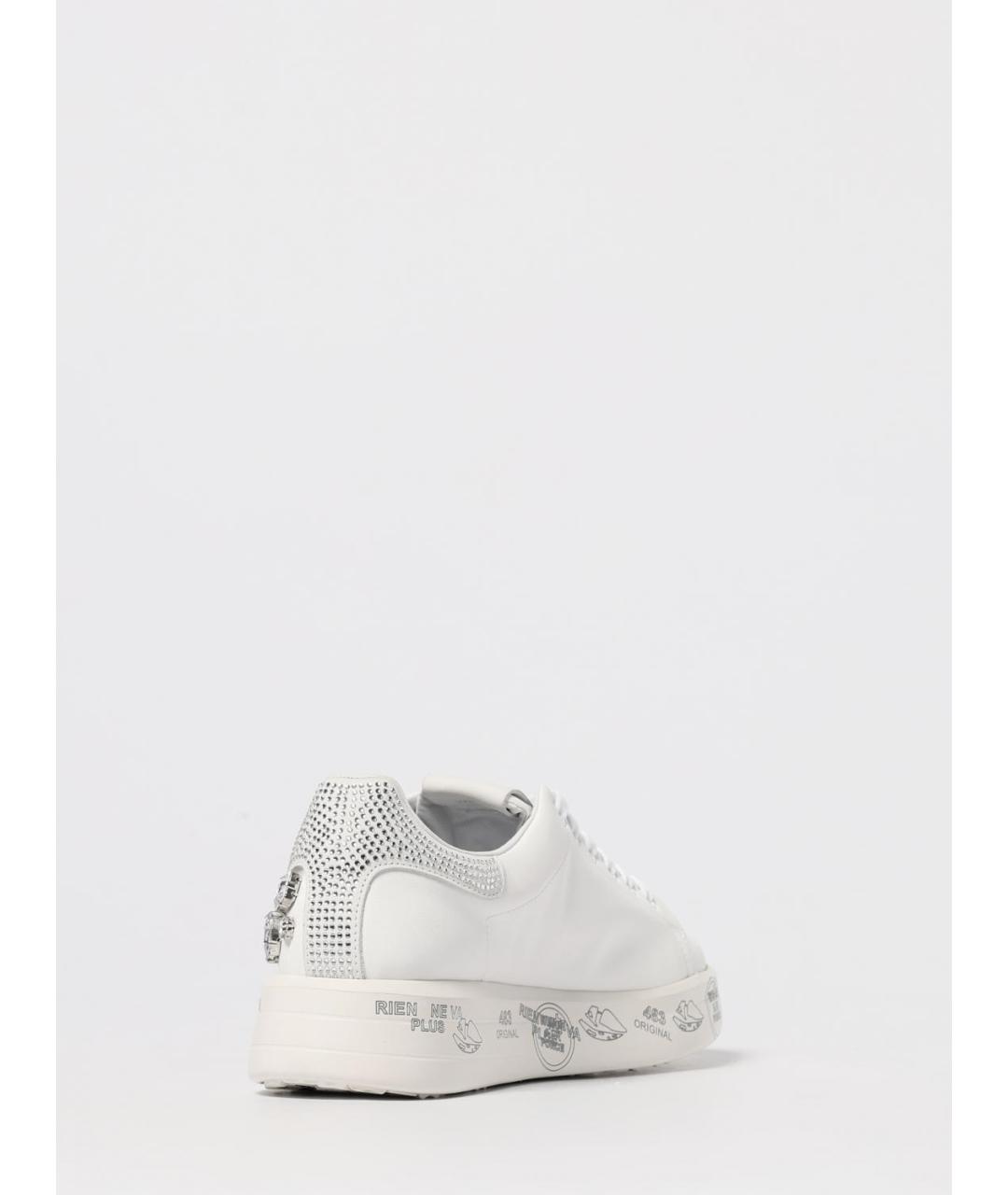 PREMIATA Белые кожаные кеды, фото 3