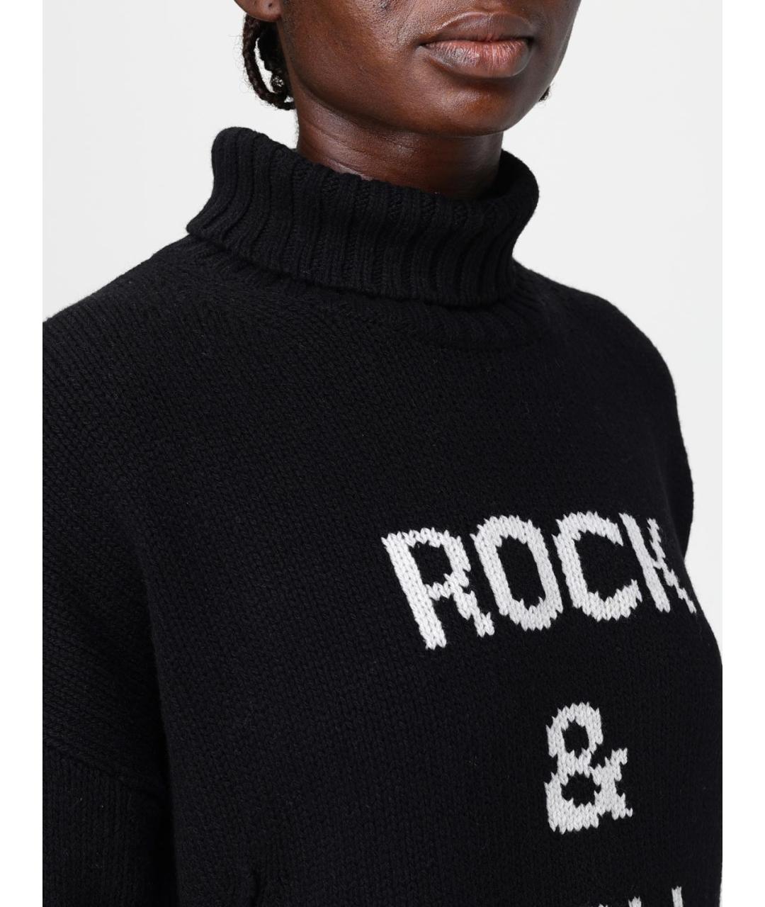 ZADIG & VOLTAIRE Черный шерстяной джемпер / свитер, фото 4