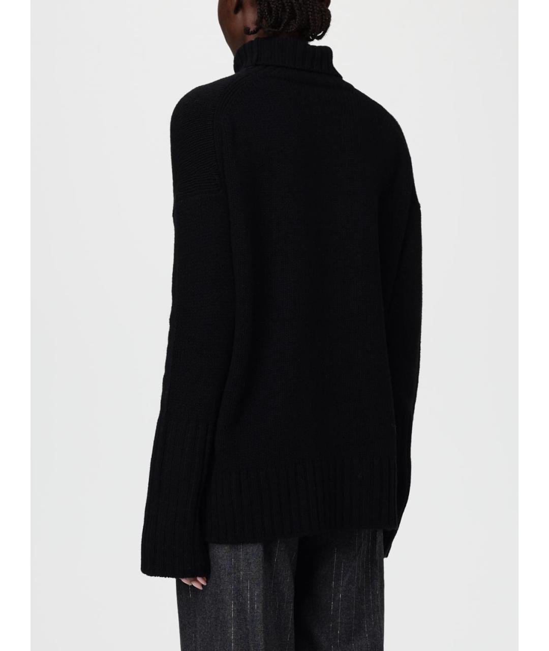 ZADIG & VOLTAIRE Черный шерстяной джемпер / свитер, фото 3