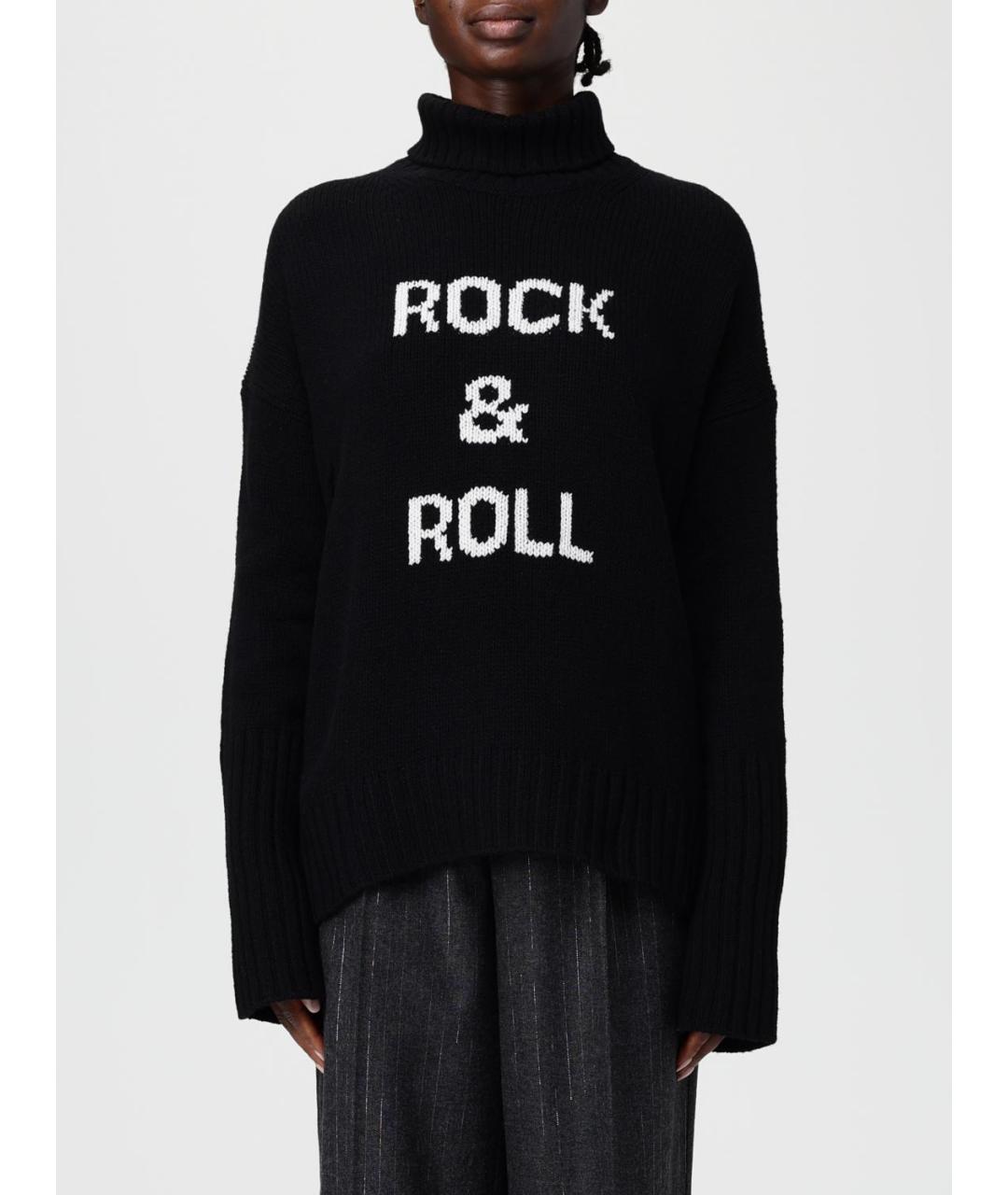 ZADIG & VOLTAIRE Черный шерстяной джемпер / свитер, фото 2
