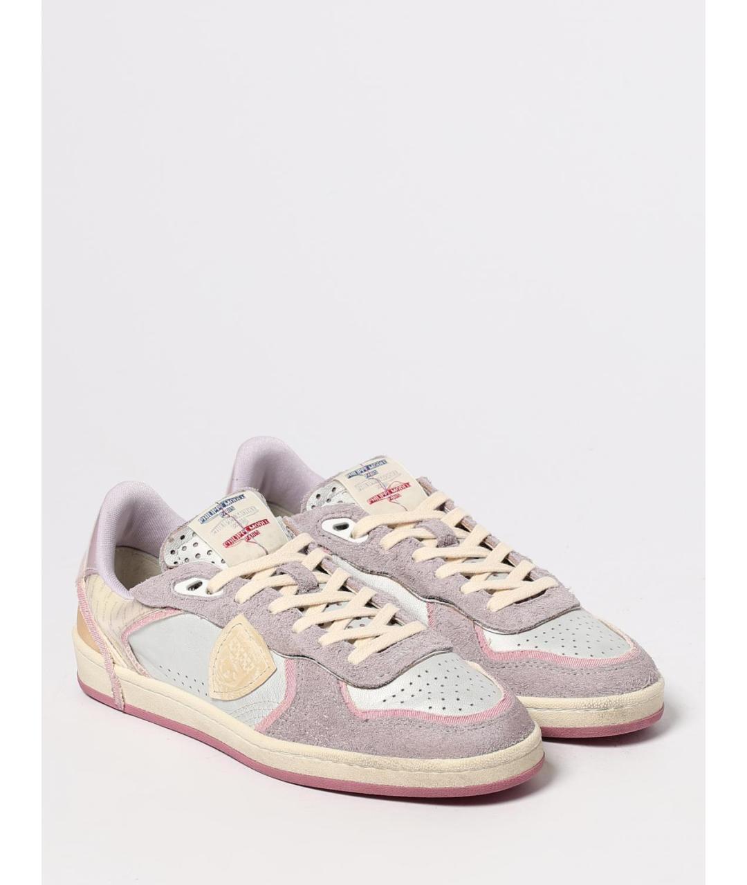 PHILIPPE MODEL Мульти кожаные кеды, фото 2