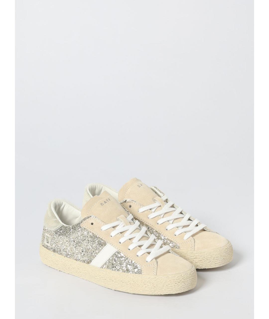 D.A.T.E. Бежевые кожаные кеды, фото 2