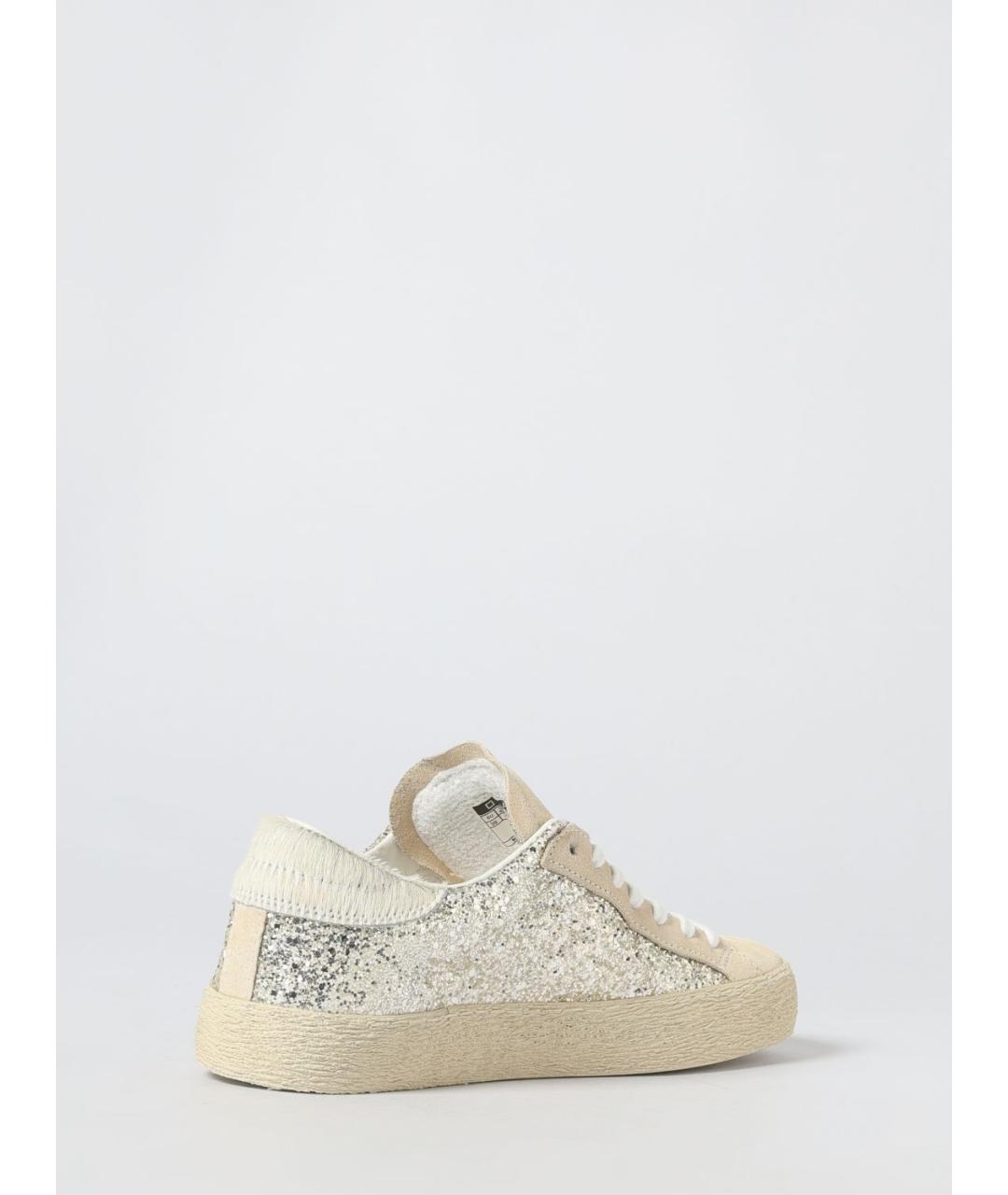 D.A.T.E. Бежевые кожаные кеды, фото 3