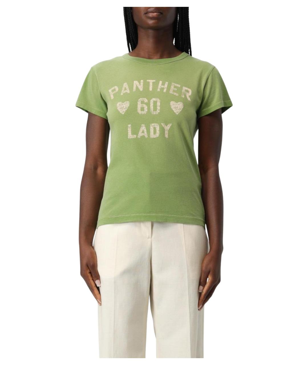 VALENTINO Зеленая хлопковая футболка, фото 1