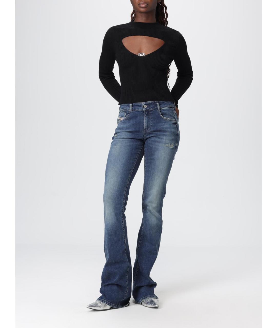 DIESEL Черный шерстяной джемпер / свитер, фото 2