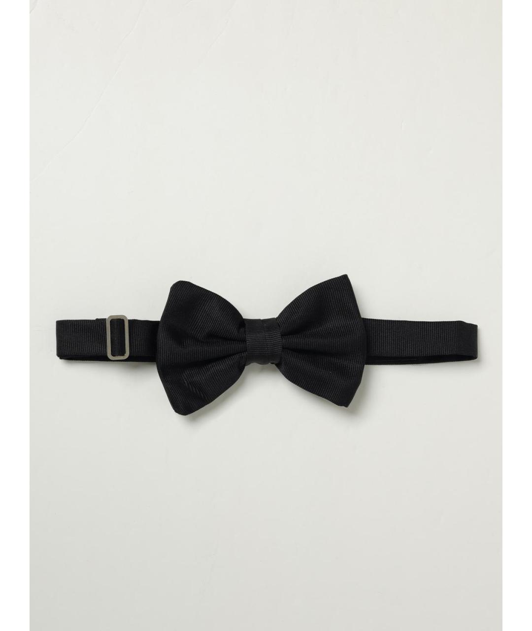 GIORGIO ARMANI Черная шелковая бабочка, фото 3