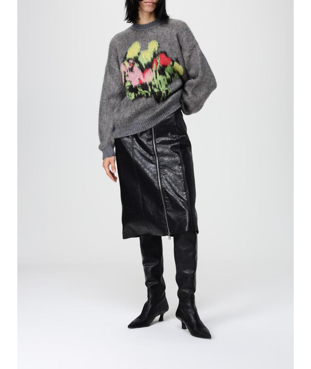 MSGM Серый джемпер / свитер, фото 3