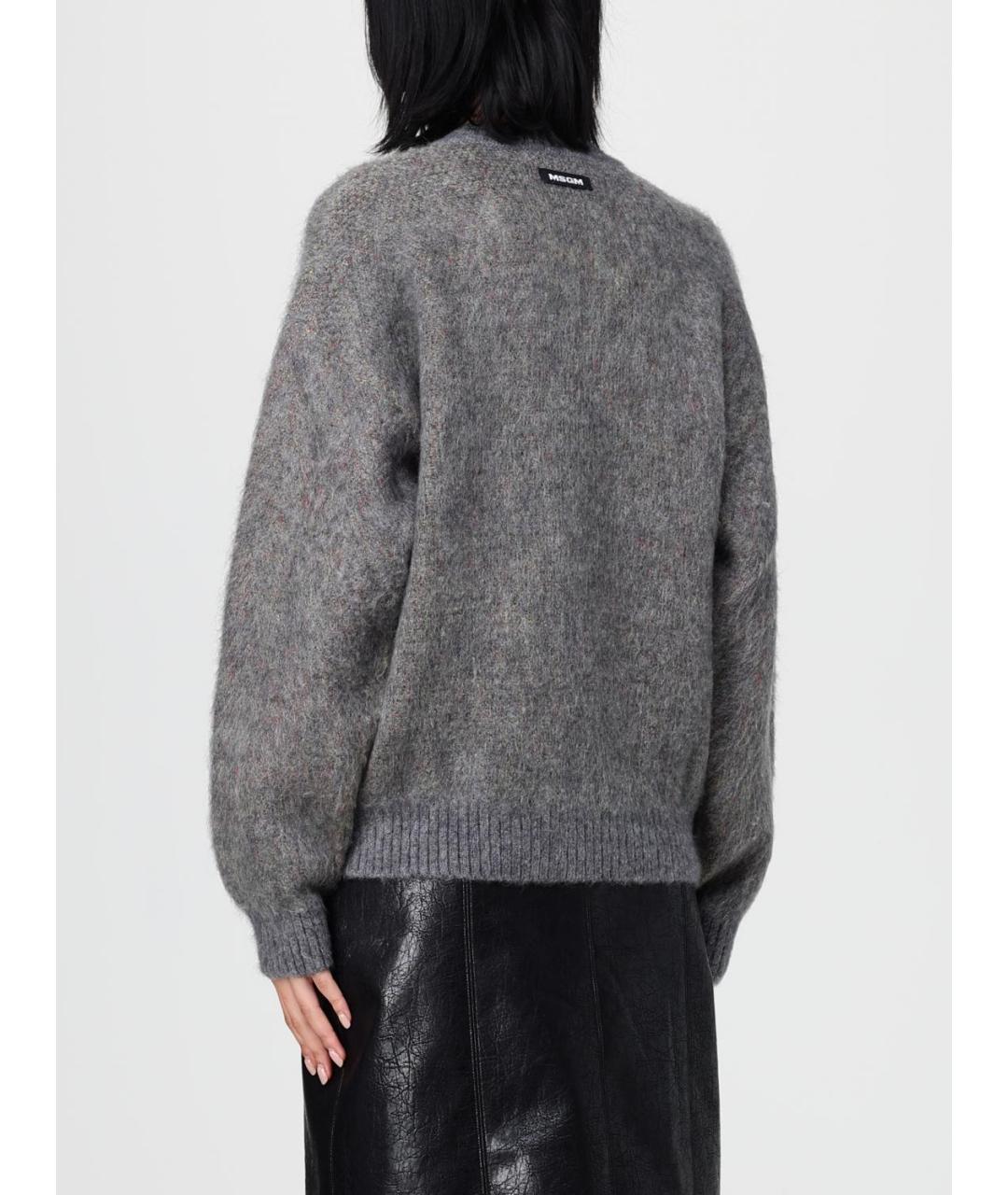 MSGM Серый джемпер / свитер, фото 4