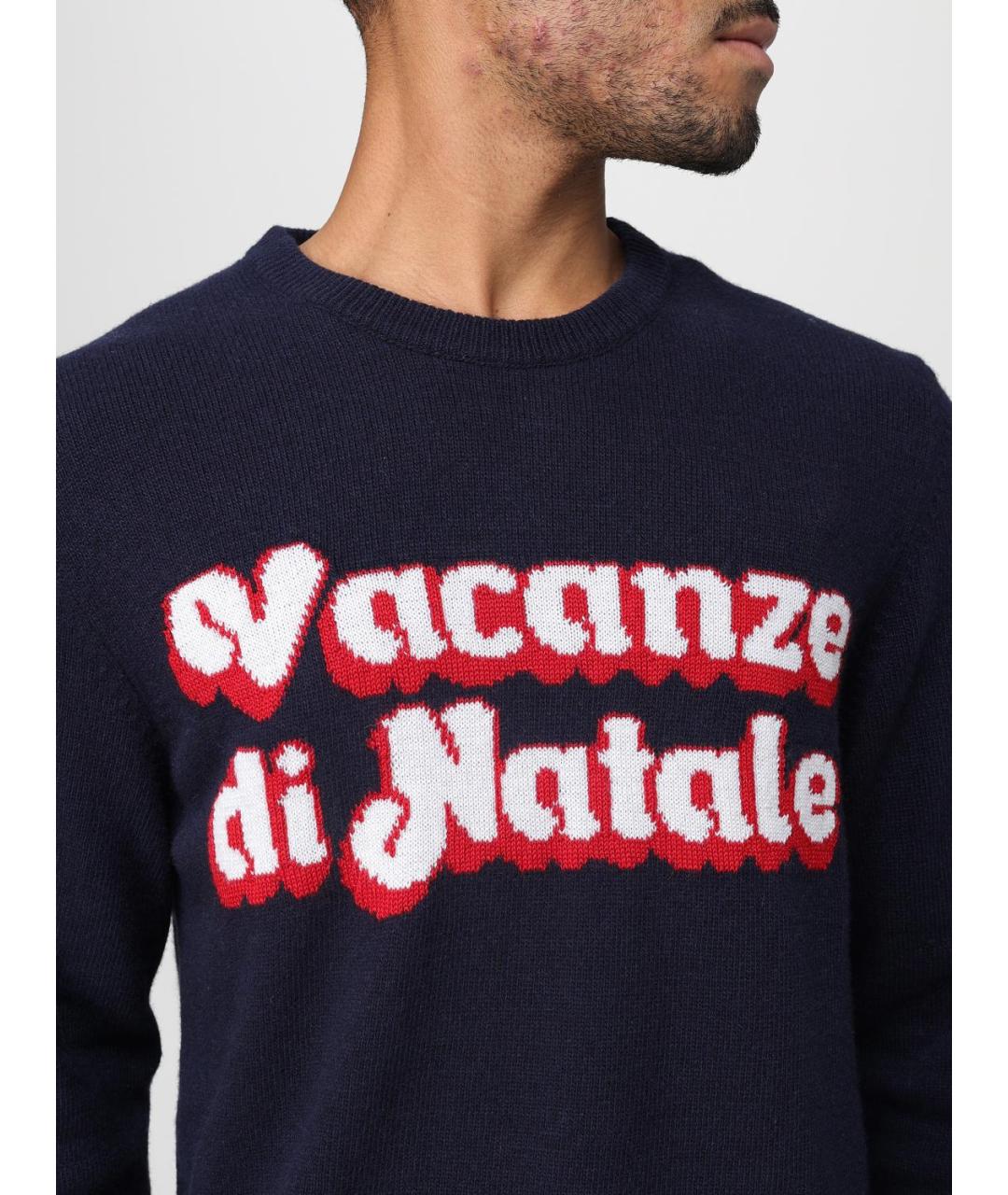 MC2 SAINT BARTH Синий шерстяной джемпер / свитер, фото 3