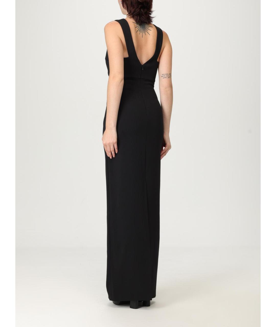 SOLACE LONDON Черное полиэстеровое вечернее платье, фото 2