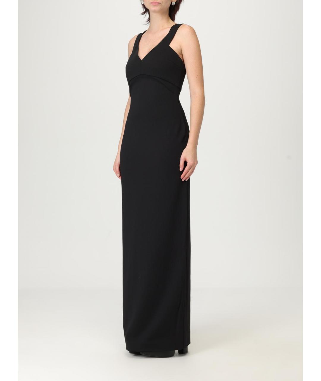 SOLACE LONDON Черное полиэстеровое вечернее платье, фото 3