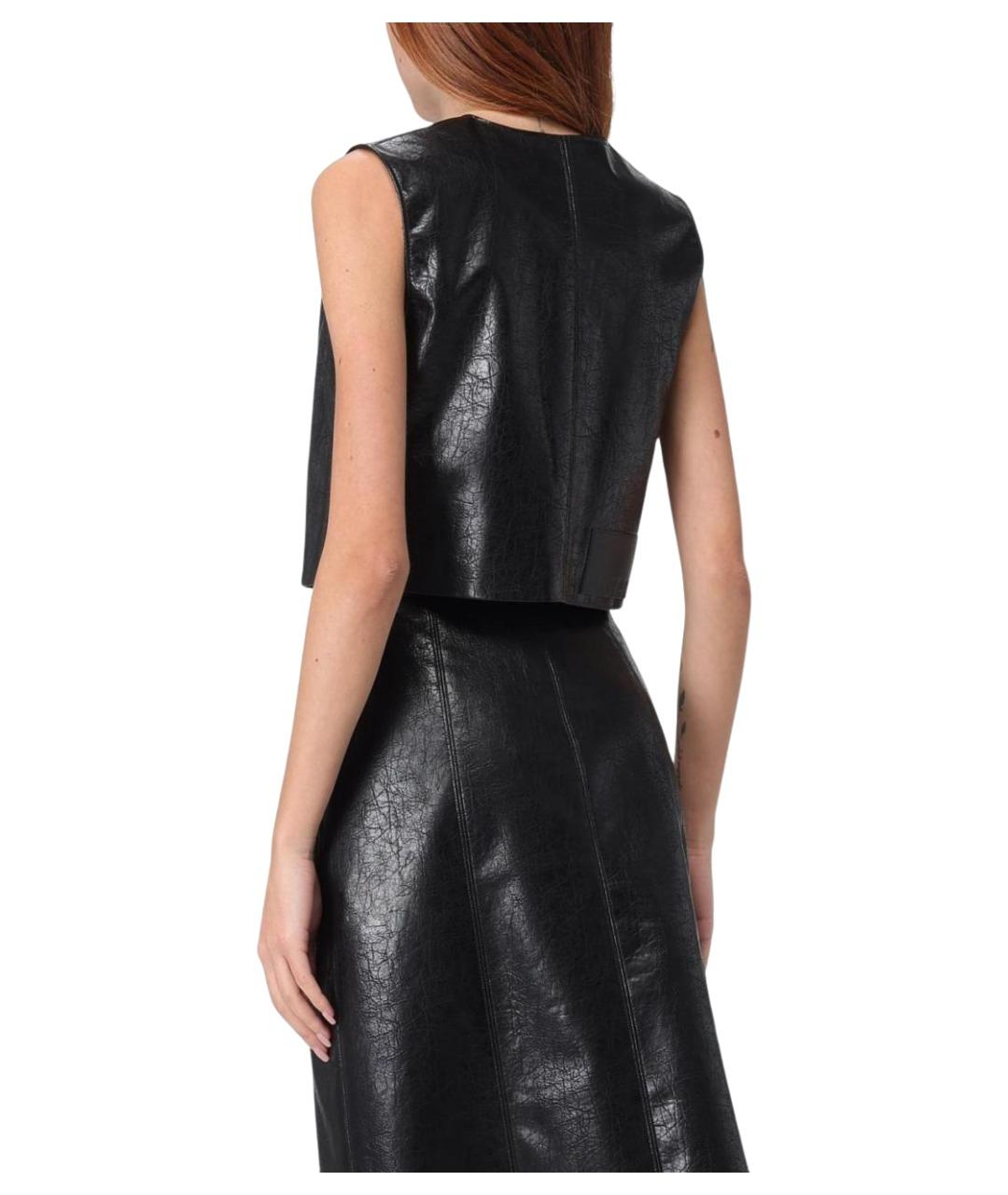 MSGM Черная майка, фото 4