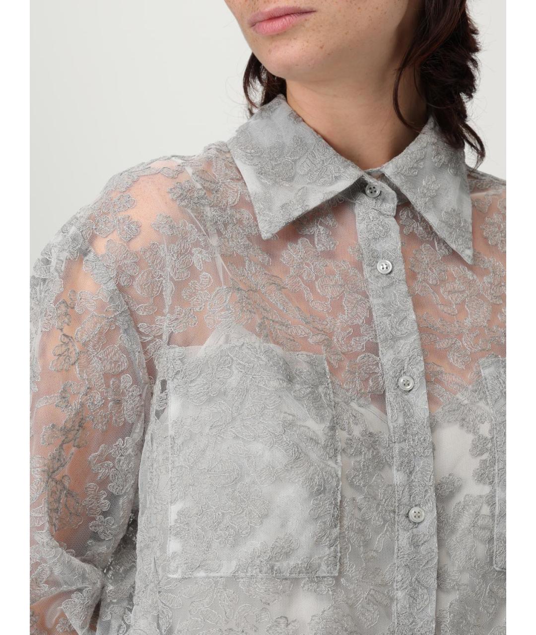 ERMANNO SCERVINO Мульти синтетическая рубашка, фото 5