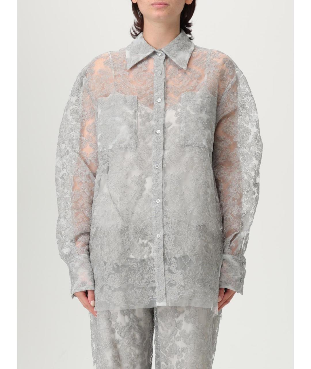 ERMANNO SCERVINO Мульти синтетическая рубашка, фото 6