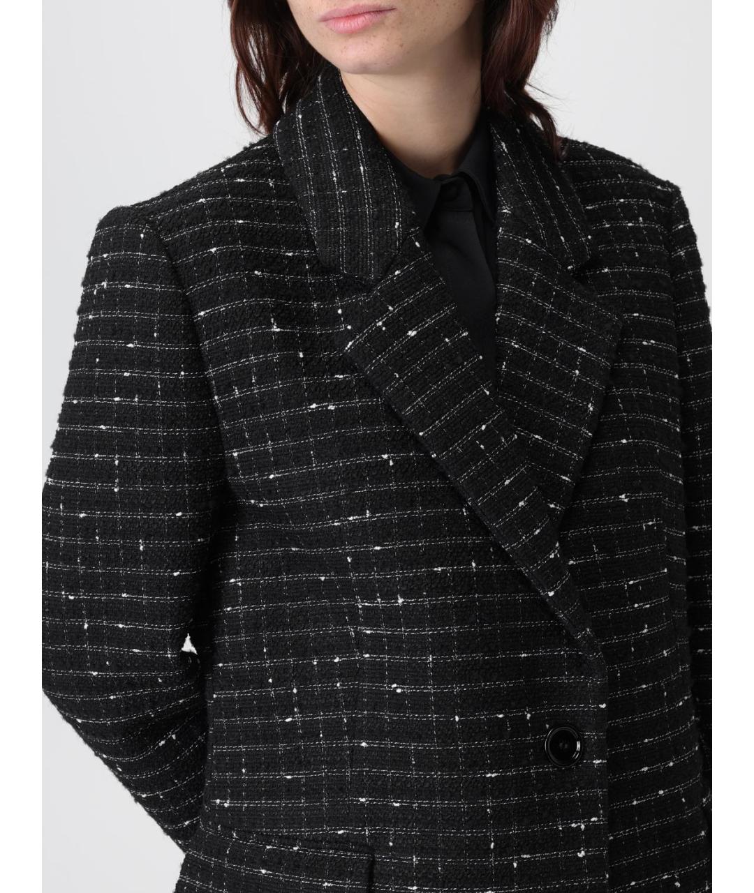 MSGM Черный синтетический жакет/пиджак, фото 5