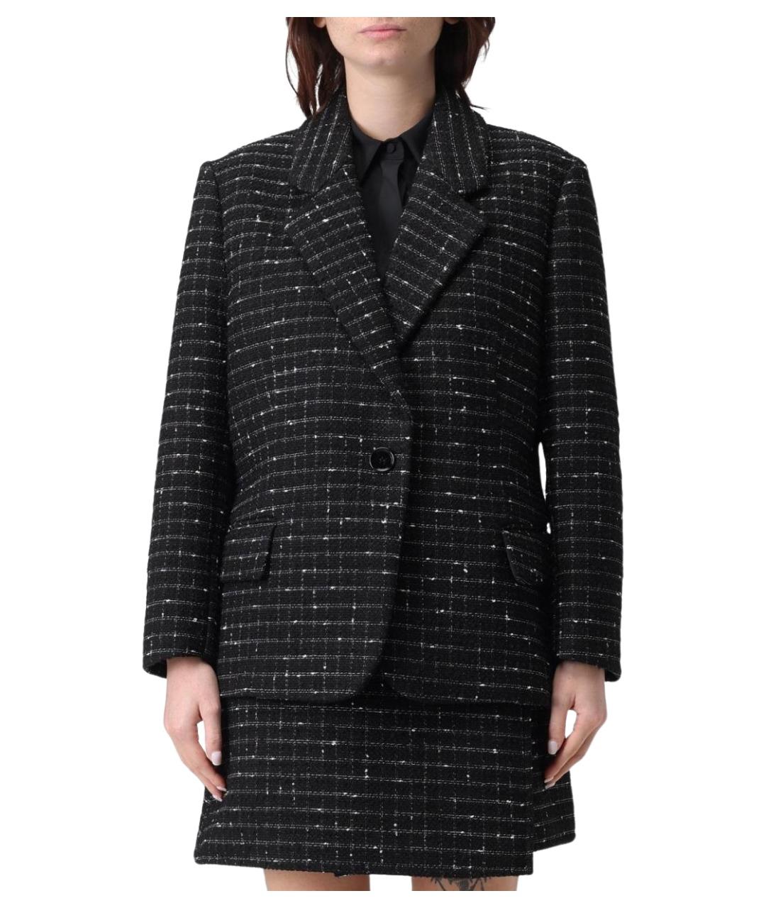 MSGM Черный синтетический жакет/пиджак, фото 1