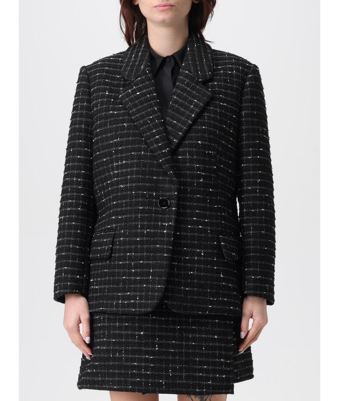 MSGM Черный синтетический жакет/пиджак, фото 6