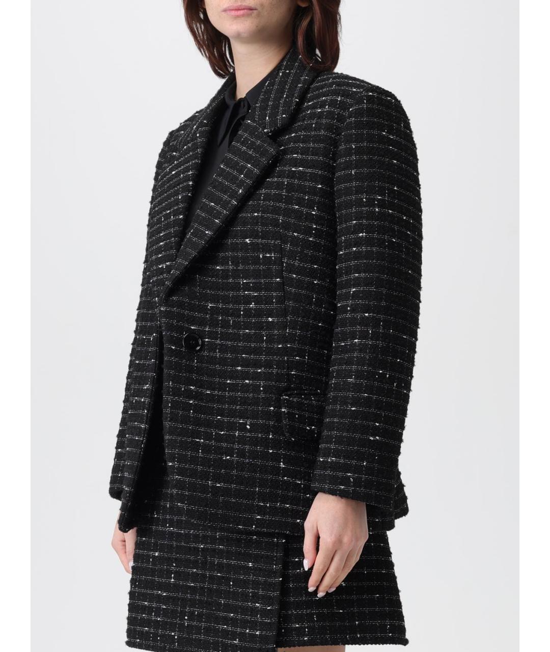 MSGM Черный синтетический жакет/пиджак, фото 4