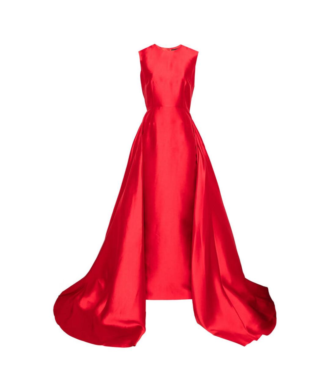 SOLACE LONDON Красное полиэстеровое вечернее платье, фото 1