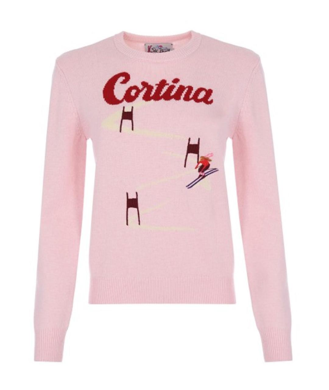 MC2 SAINT BARTH Розовый шерстяной джемпер / свитер, фото 1