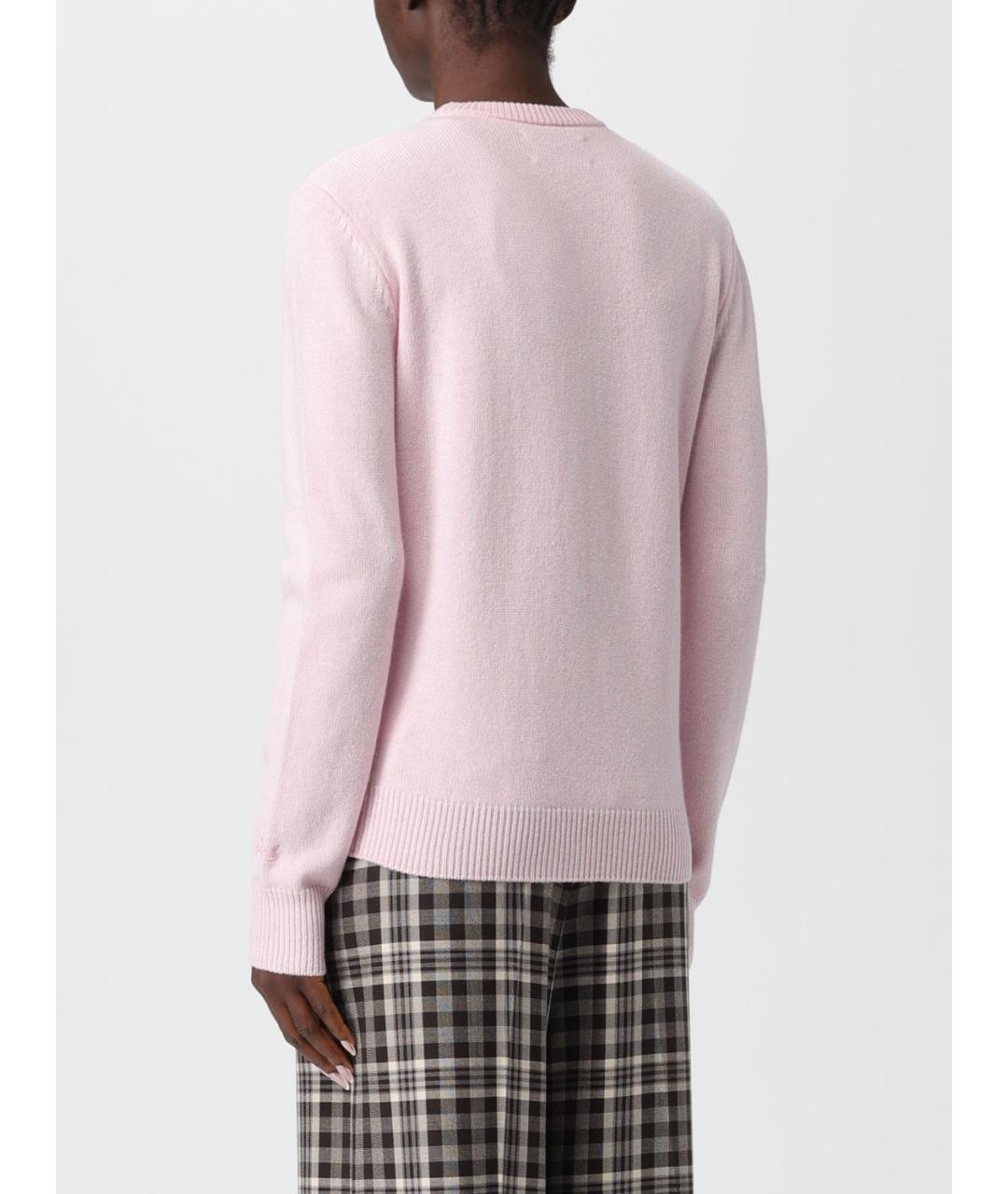 MC2 SAINT BARTH Розовый шерстяной джемпер / свитер, фото 3