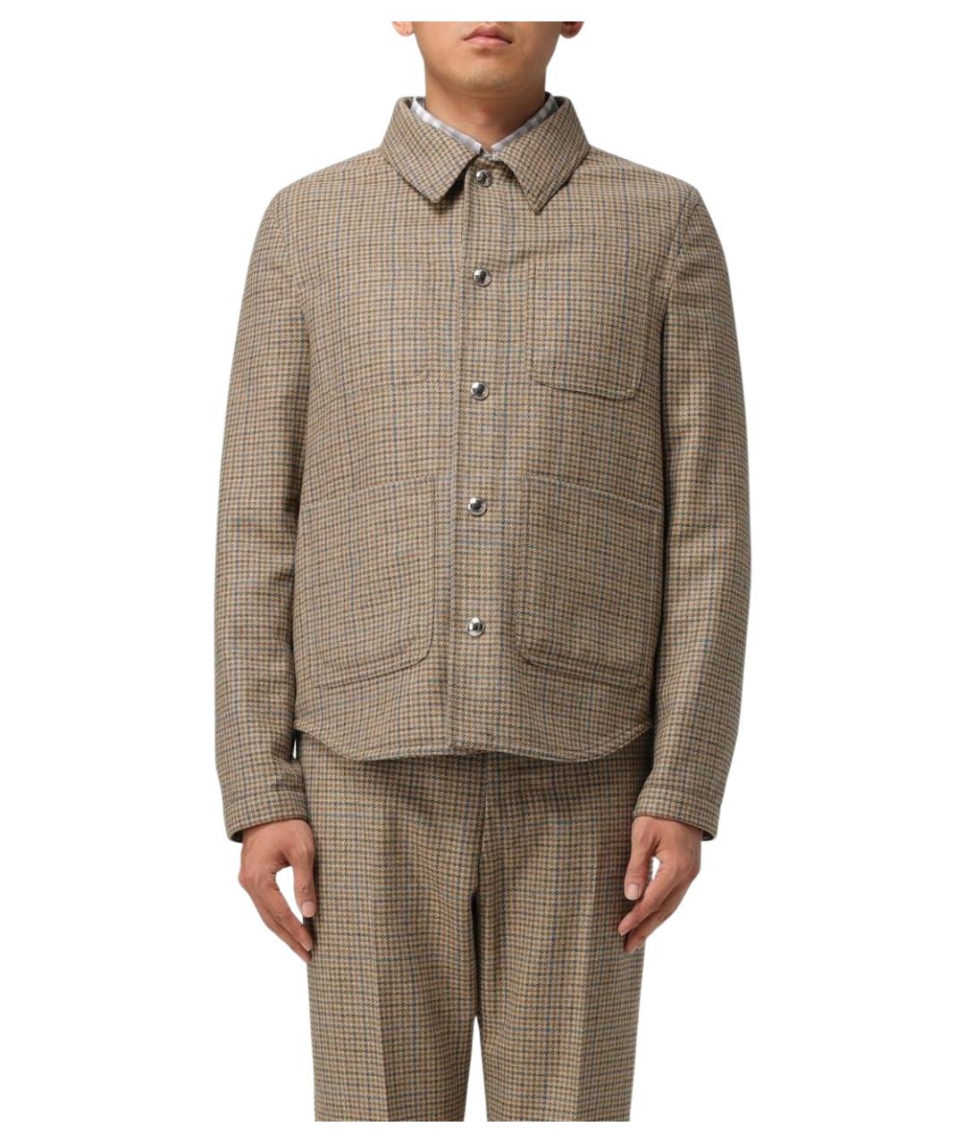 THOM BROWNE Бежевая куртка, фото 1