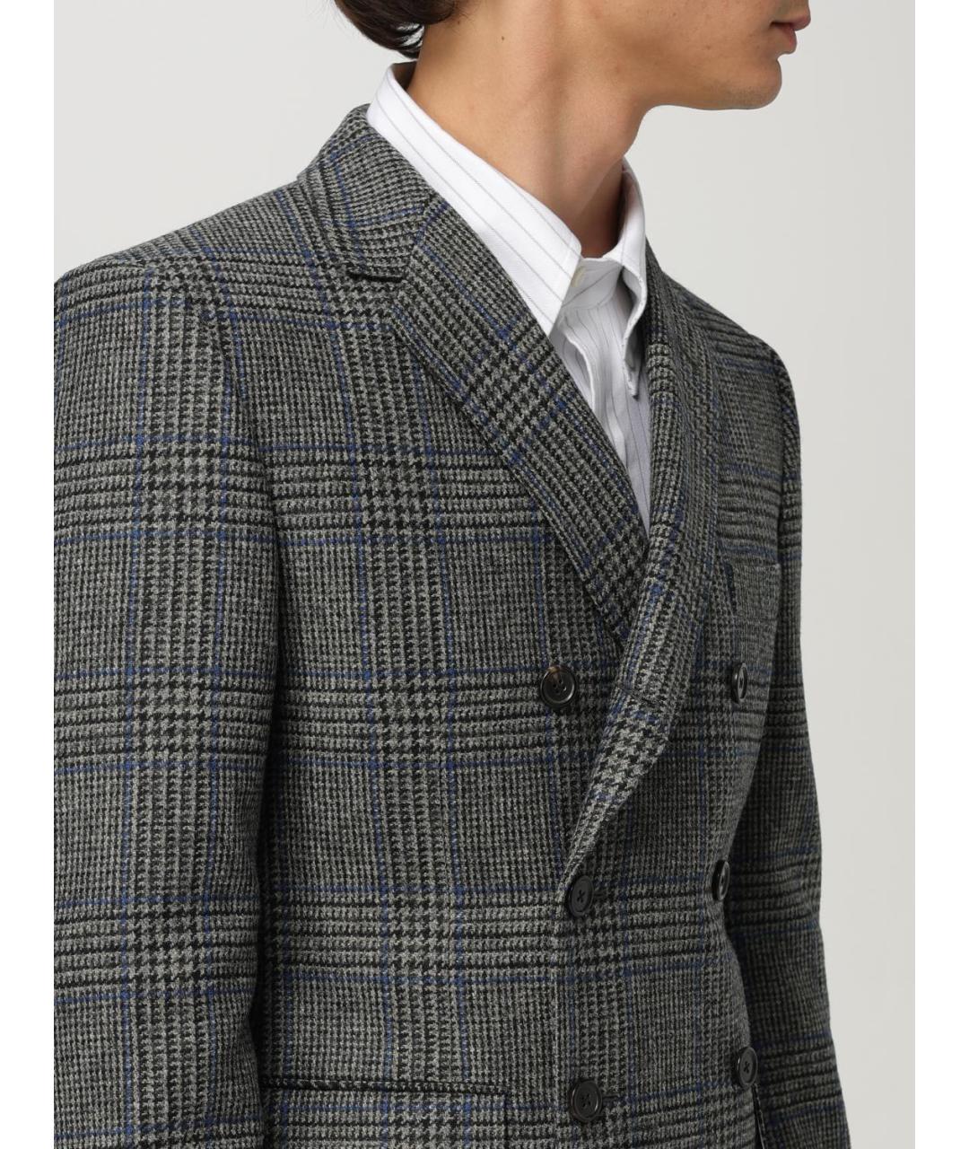 THOM BROWNE Антрацитовый пиджак, фото 5