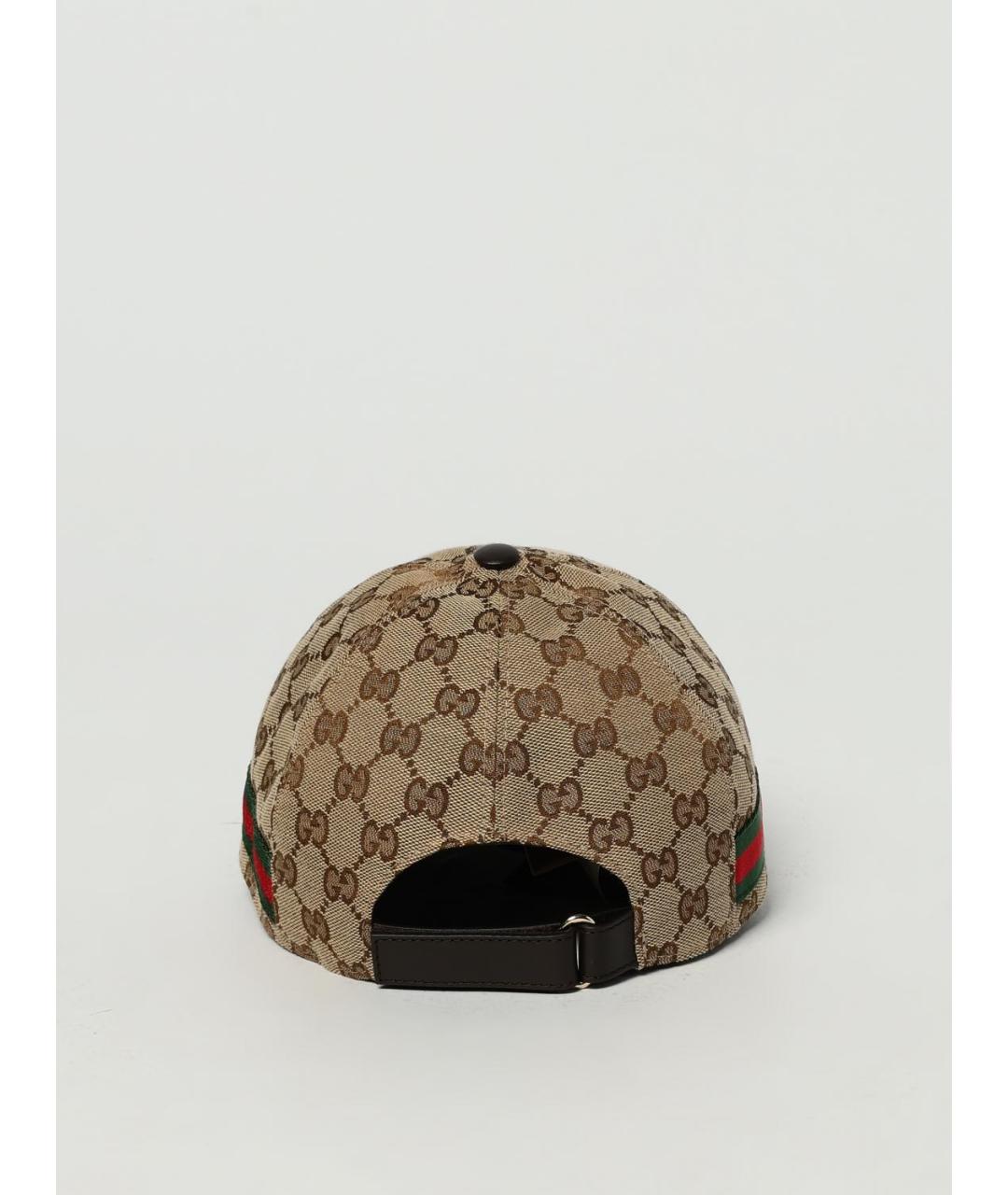 GUCCI Бежевая синтетическая кепка/бейсболка, фото 4