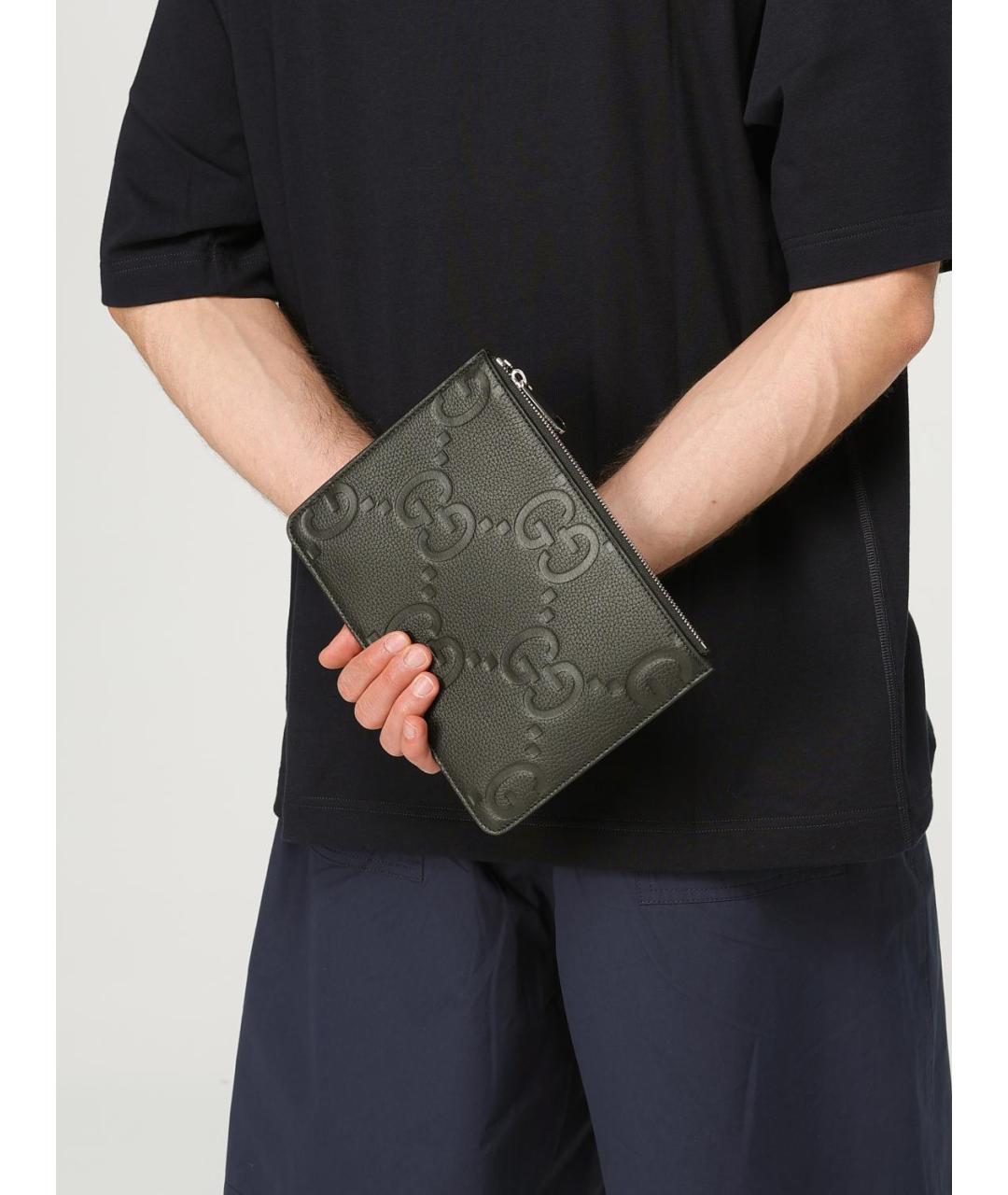 GUCCI Черная кожаная папка для документов, фото 2