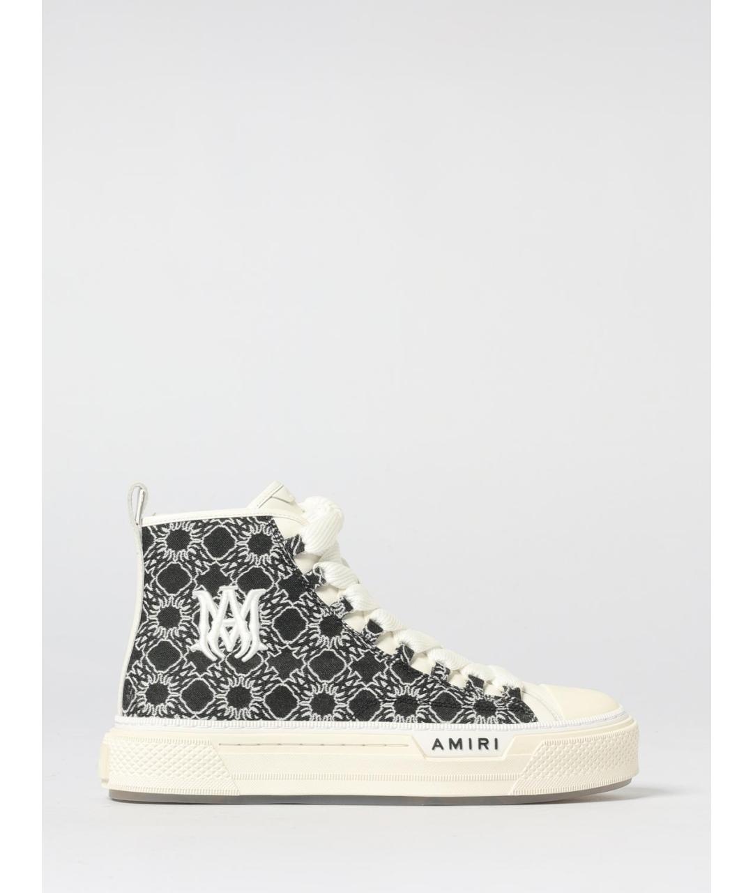 AMIRI Черные синтетические низкие кроссовки / кеды, фото 5