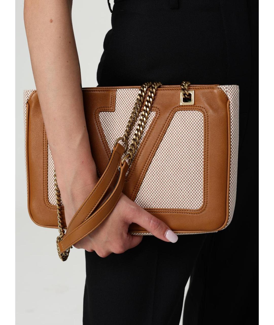 VALENTINO Бежевая сумка тоут, фото 2