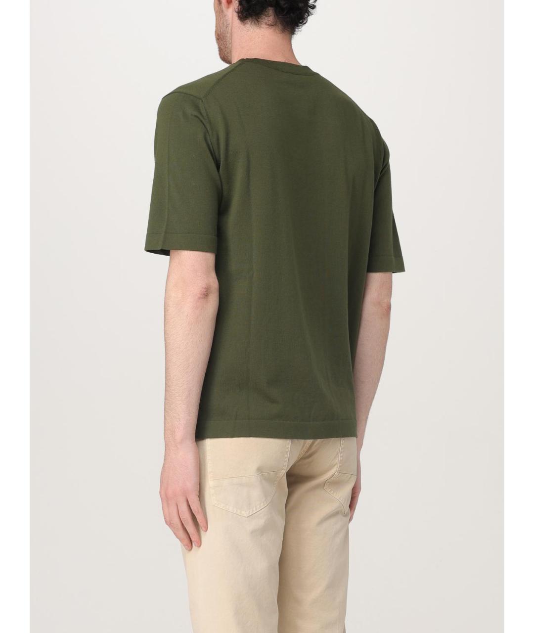 K-WAY Зеленая хлопковая футболка, фото 2