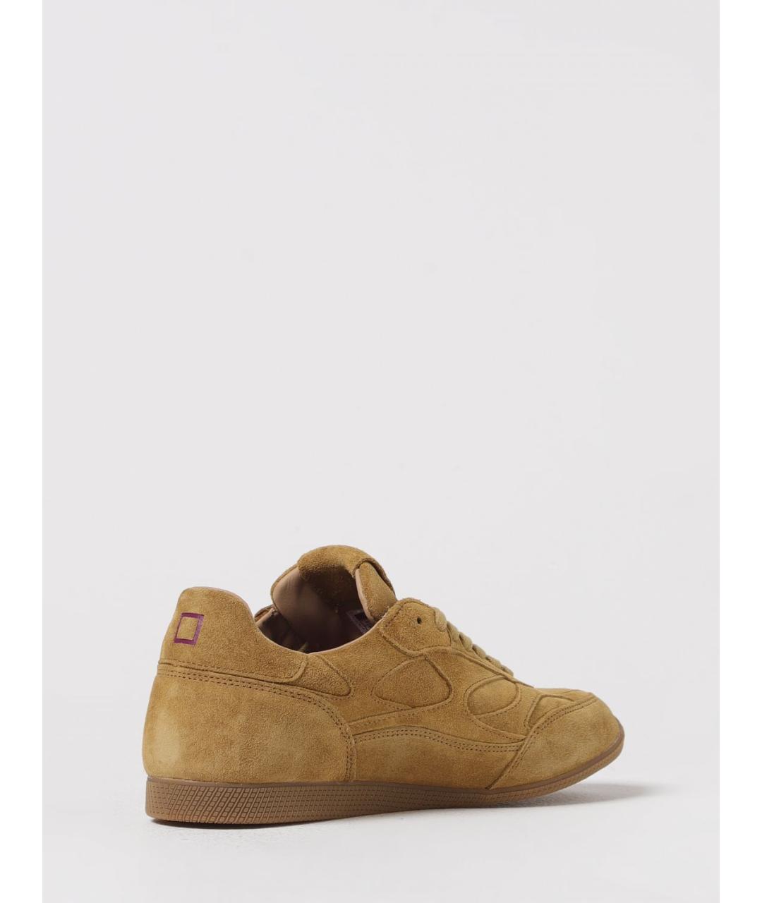 D.A.T.E. Бежевые замшевые кеды, фото 3