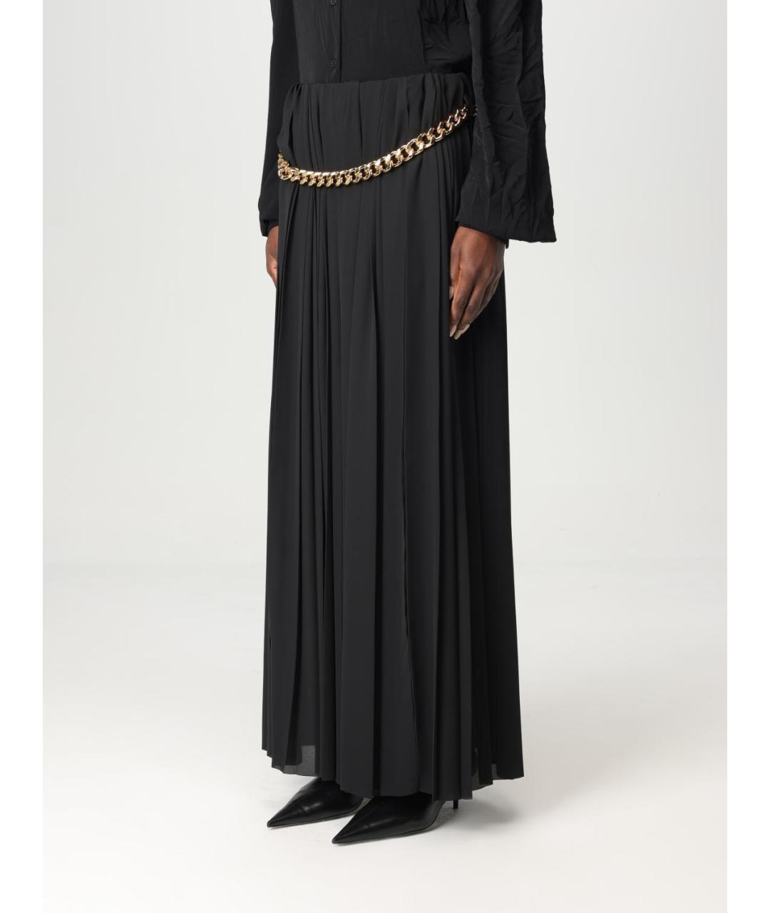 BALENCIAGA Черная юбка макси, фото 4